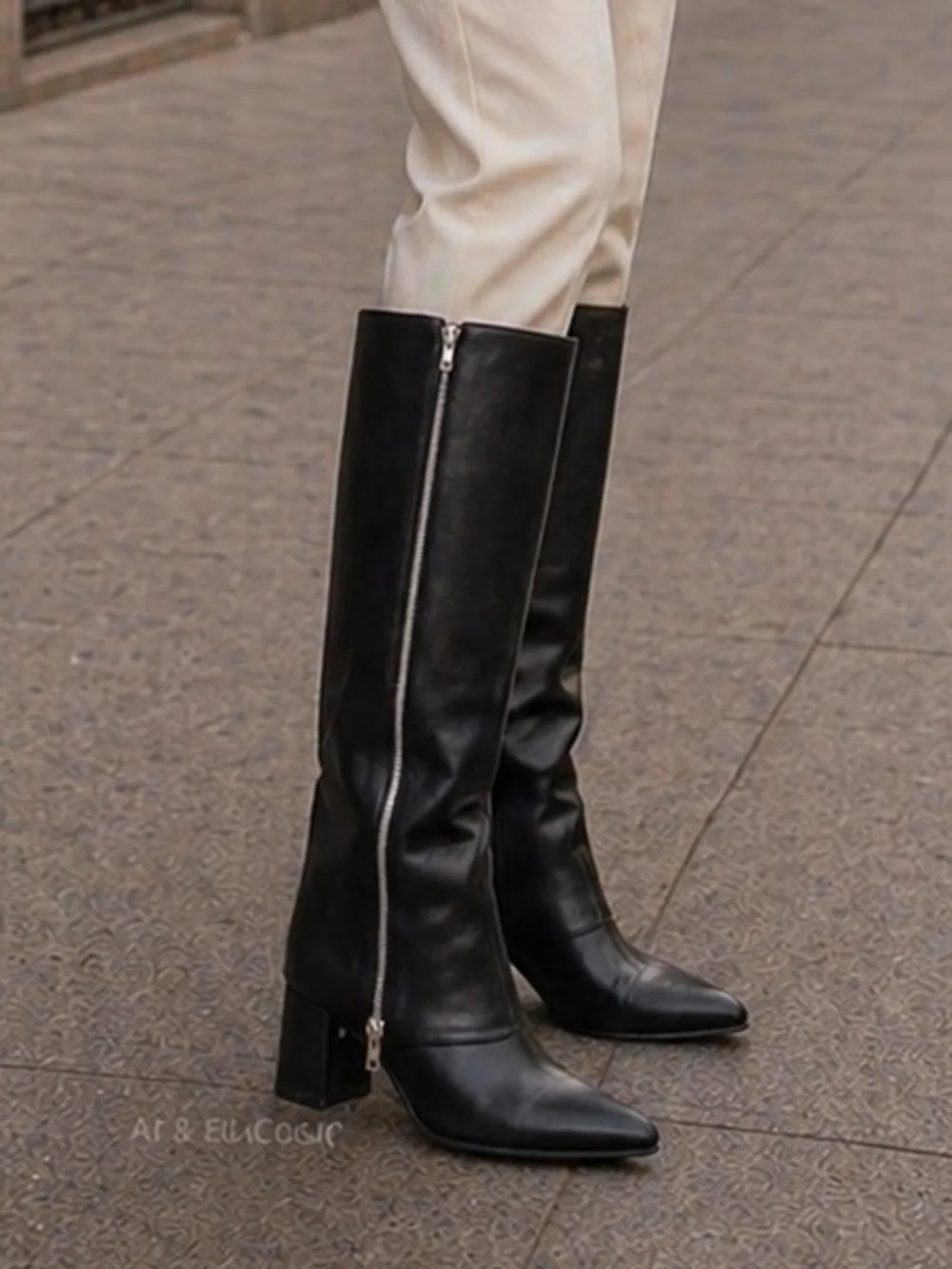 Scoop black knee